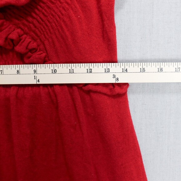 Anthropologie Knitted & Knotted Red Sweater Dress S | Romantic Coquette Cashmere - Picture 13 of 14